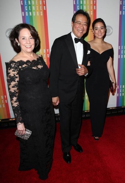 Yo-Yo Ma  wife, Jill Horner & daughter  Photo