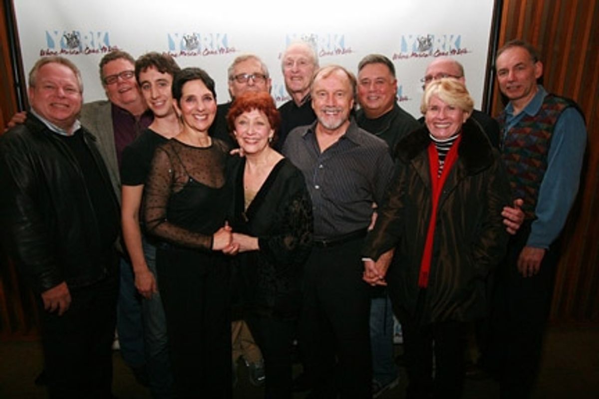 Arthur Toretsky, James Morgan, Danny Weller, Loni Ackerman, Richard Maltby, Jr., Margery Cohen, David Shire, George Lee Andrews, Kevin Stites, Mary Jo Slater, Erik Haagensen and Andrew Levine at 