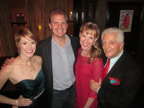 left to right: Lisa Livesay, Dan Callaway, Jane Noseworthy, Bill Hayes Photo