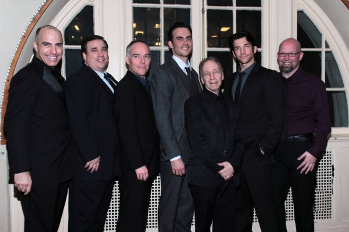 William Michals, Bill Daugherty, Michael Winther, Cheyenne Jackson, Scott Siegel, Andy Karl, Scott Coulter at 