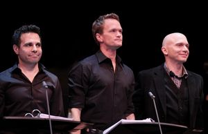 Mario Cantone, Neil Patrick Harris & Michael Cerveris Photo