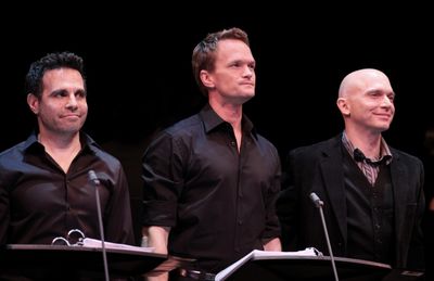 Mario Cantone, Neil Patrick Harris & Michael Cerveris Photo