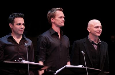 Mario Cantone, Neil Patrick Harris & Michael Cerveris Photo