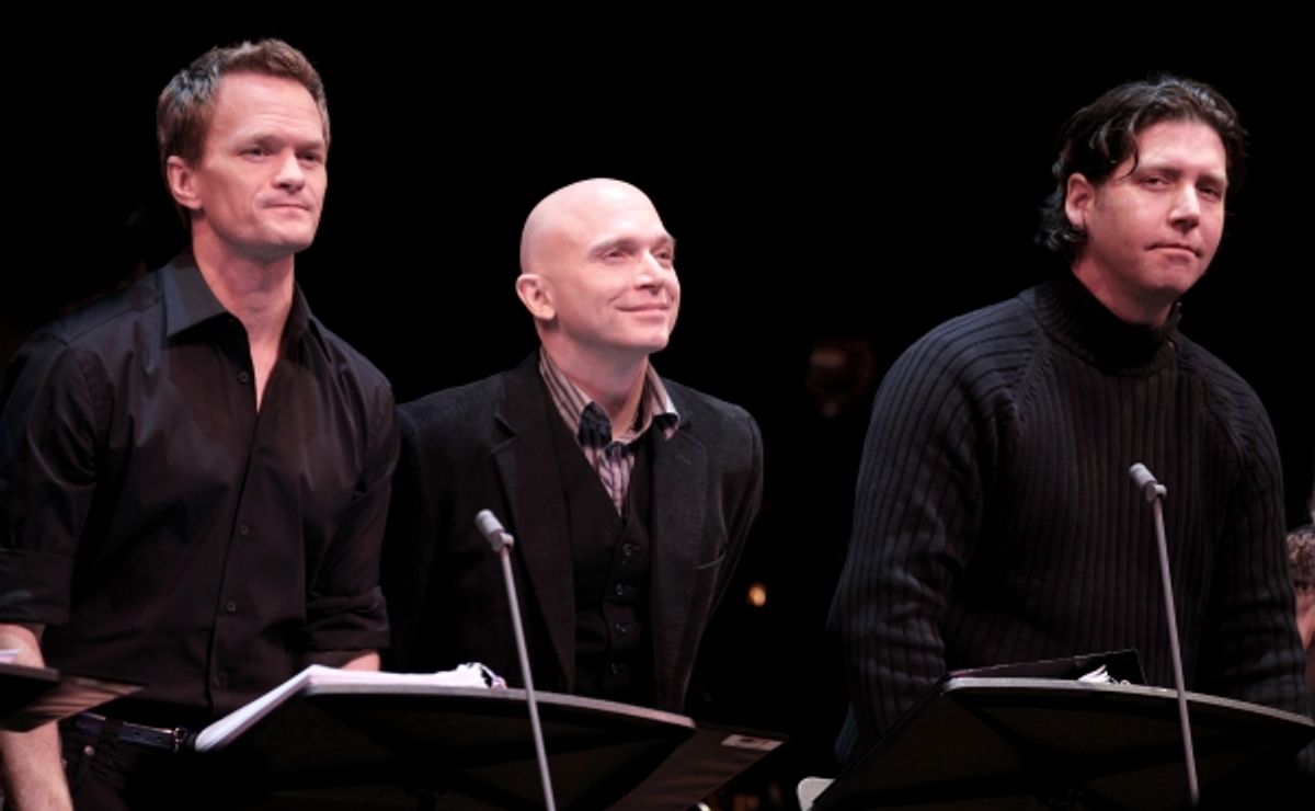Neil Patrick Harris & Michael Cerveris & James Barbour at 