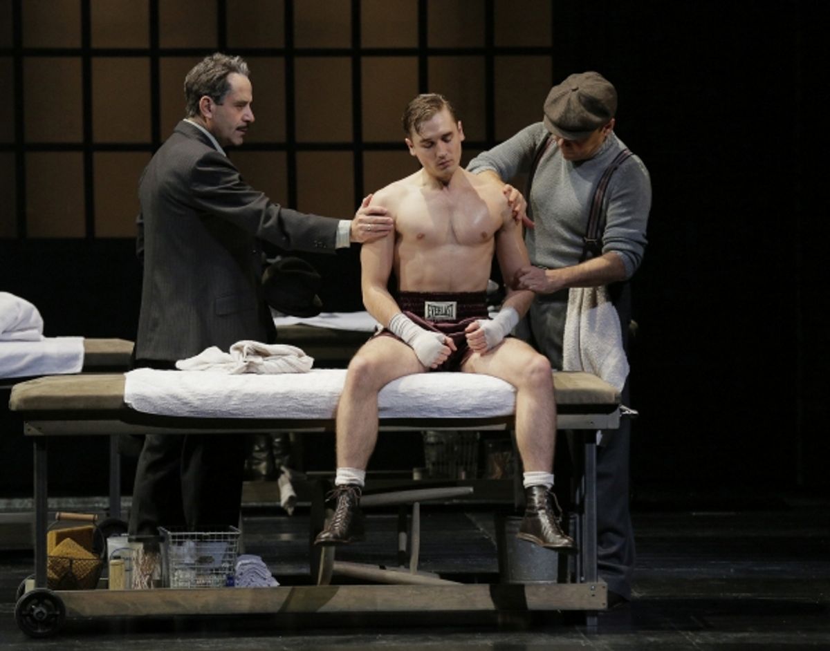 Tony Shalhoub, Seth Numrich and Danny Burstein at 