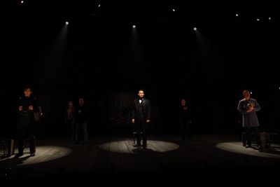 Chris Henry, Bob Stillman, Sean Allan Krill; Company Photo