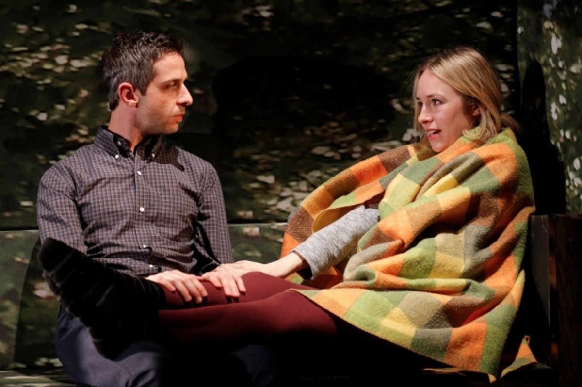 Jeremy Strong and Sarah Goldberg at 