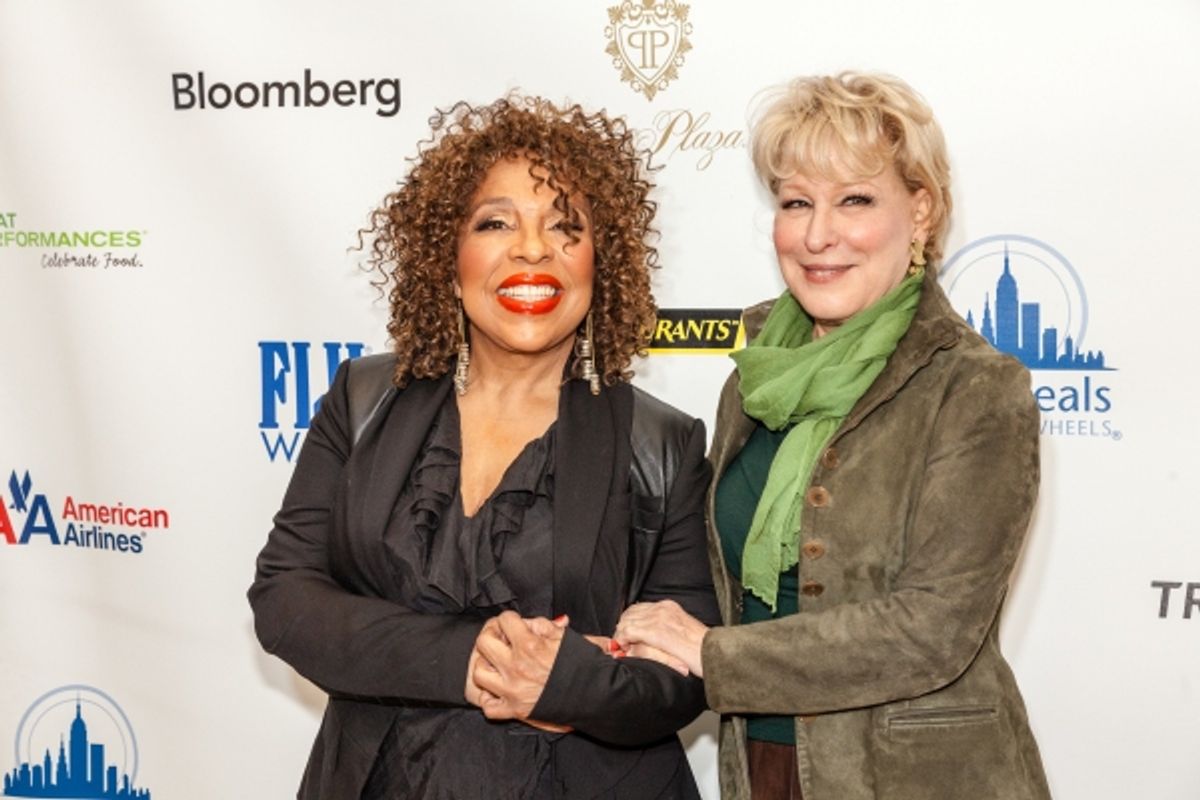 Roberta Flack, Bette Midler at 