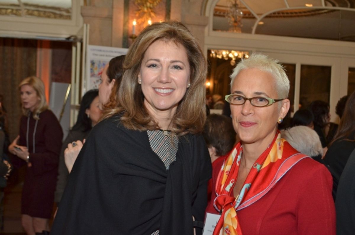 Silda Wall Spitzer and Liz Neumark  at 