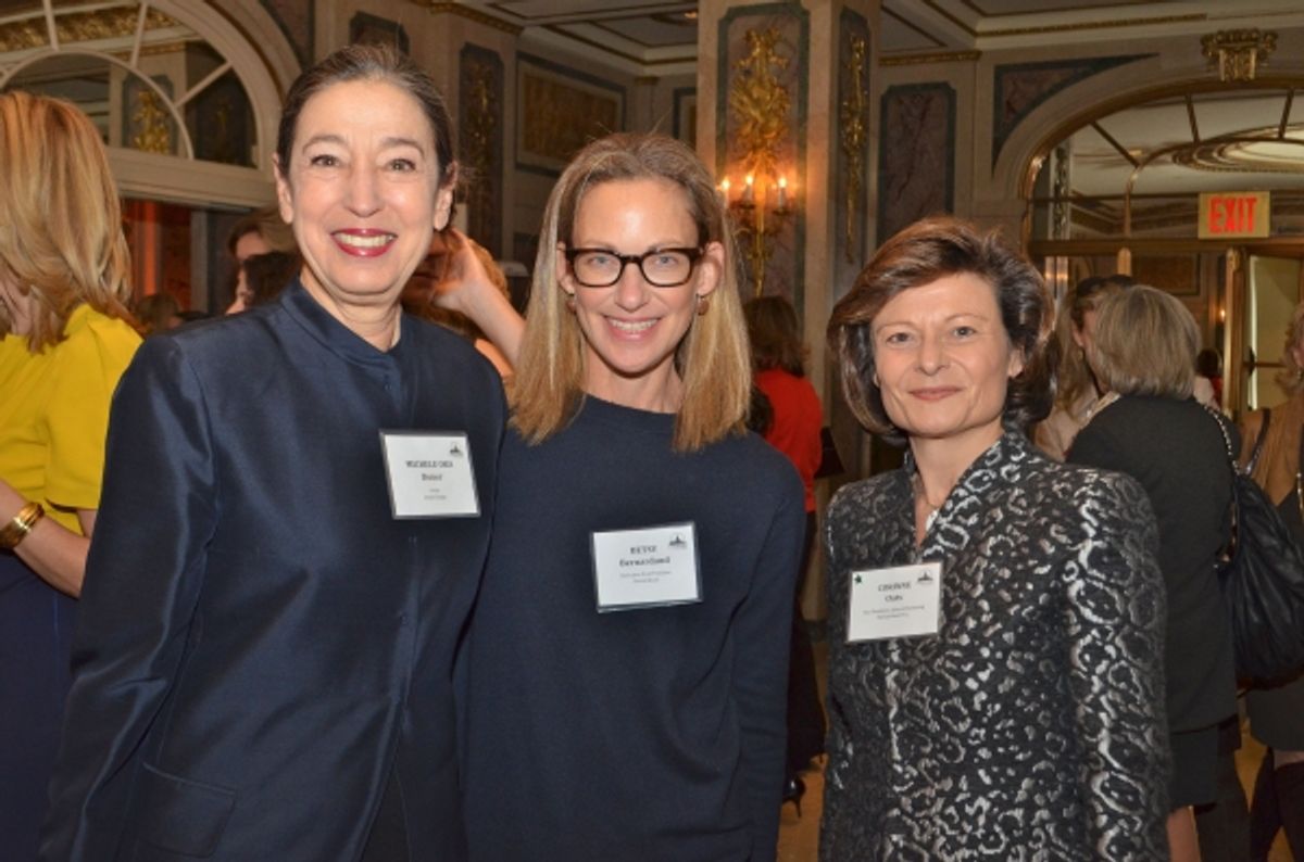 Michele Oka Doner, Betsy Bernardaud and Corinne Oats  at 