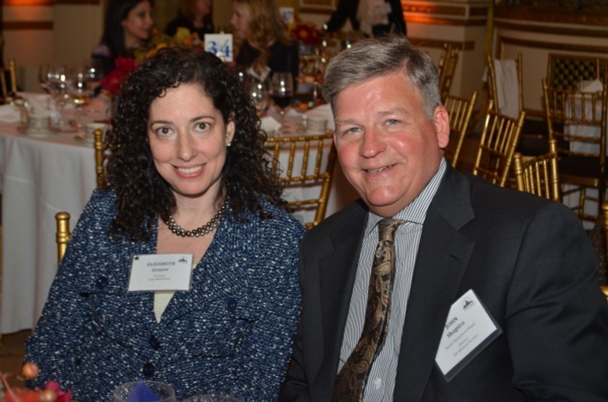 Elizabeth Grayer and John Shapiro at 