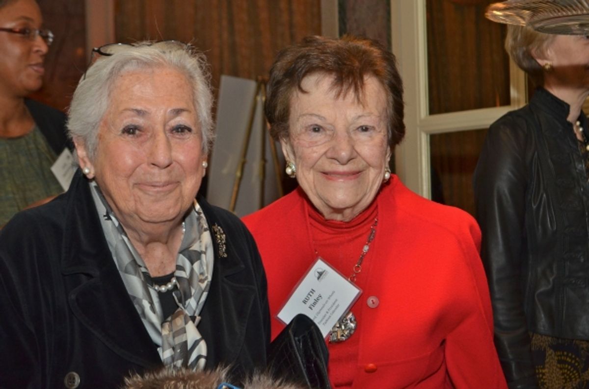 Joan Helpern and Ruth Finley  at 