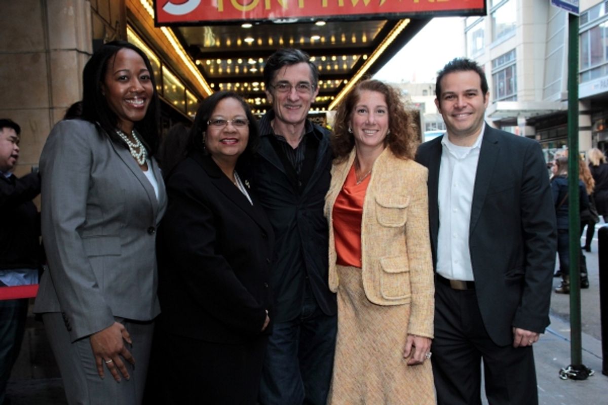 Janel Matthews, Dr. Dorita Gibson, Roger Rees, Dr. Laura Feijo, Peter Avery at 