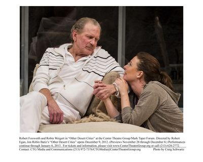 Robert Foxworth and Robin Weigert Photo