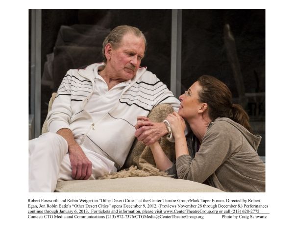 Robert Foxworth and Robin Weigert Photo