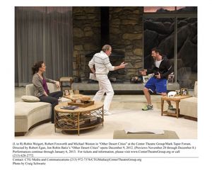 Robin Weigert, Robert Foxworth and Michael Weston  Photo