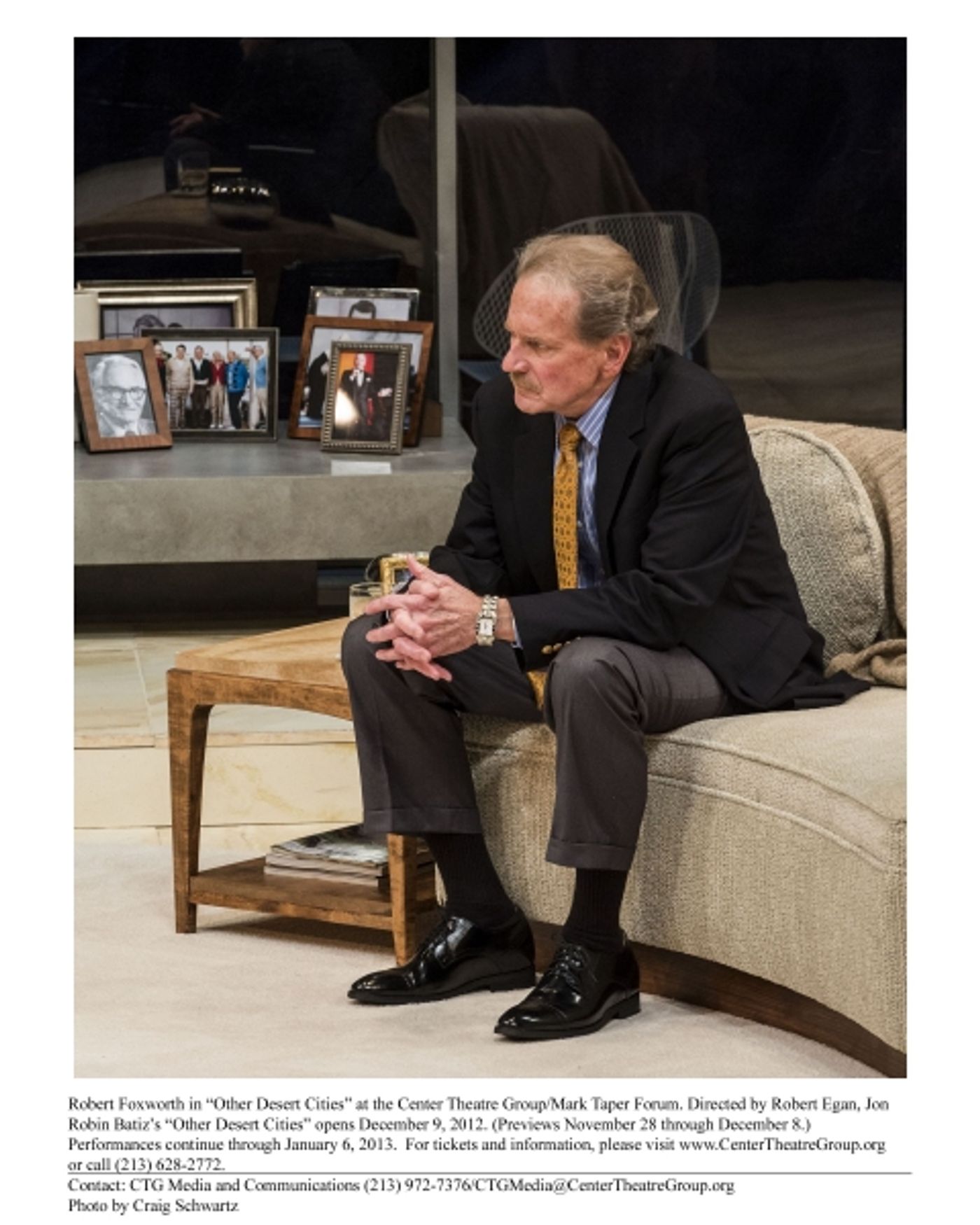 Photo Flash: First Look at Jeannie Berlin, Robert Foxworth and More in OTHER DESERT CITIES  Image