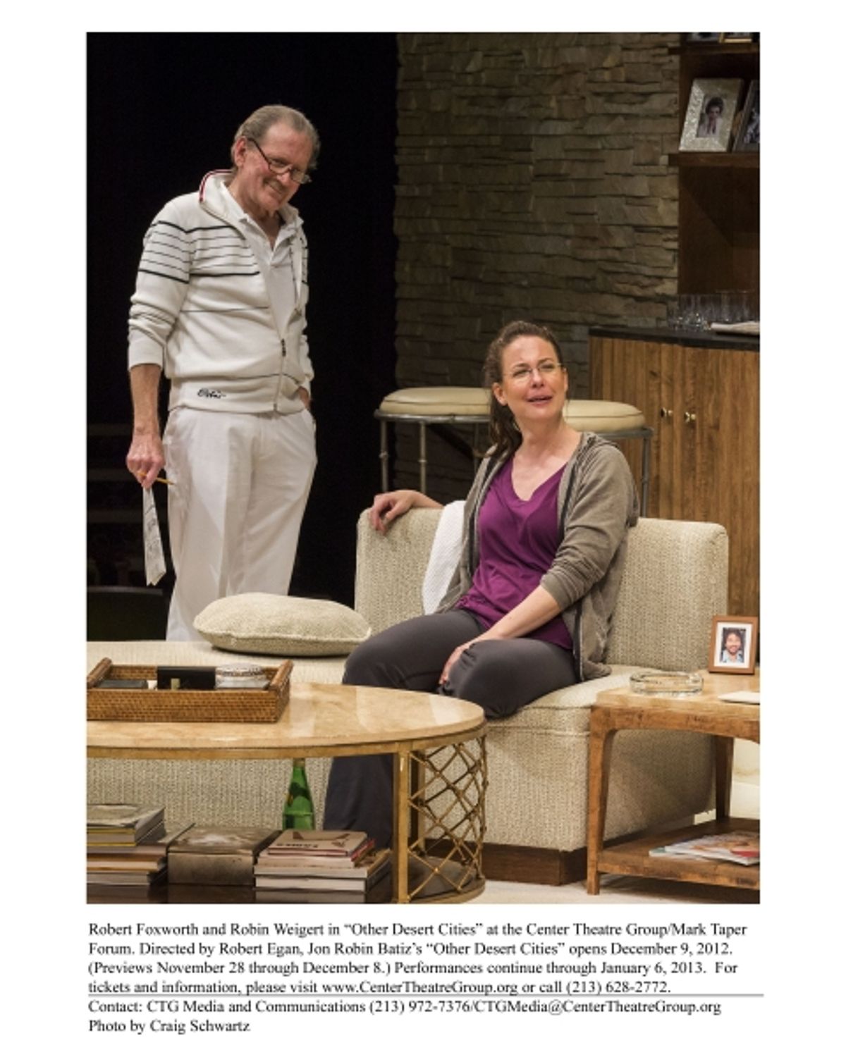 Robert Foxworth and Robin Weigert  at 