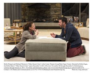 Robin Weigert and Michael Weston @ BroadwayWorld Robin Weigert and Michael Weston Photo