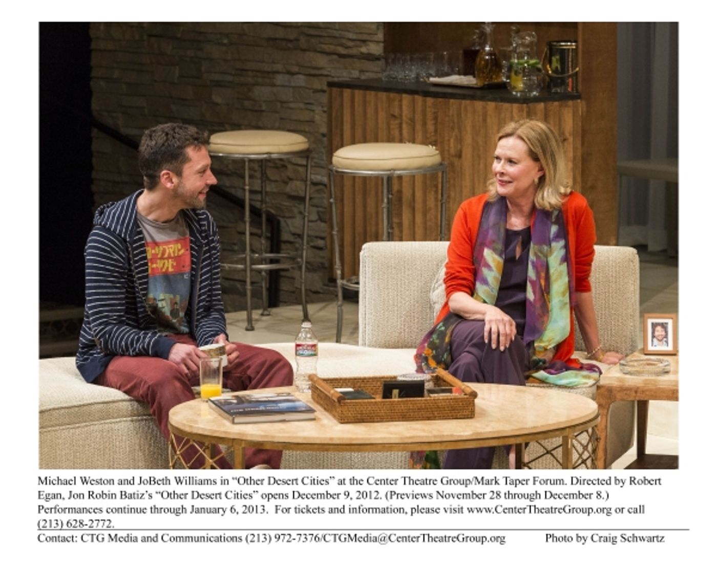 Photo Flash: First Look at Jeannie Berlin, Robert Foxworth and More in OTHER DESERT CITIES  Image