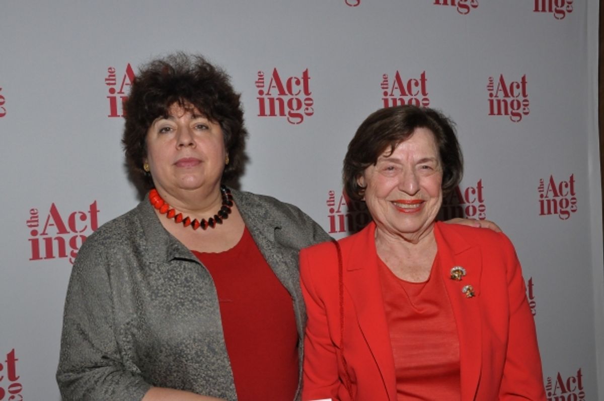 Helen Fleischman with mother, Barbara  at 