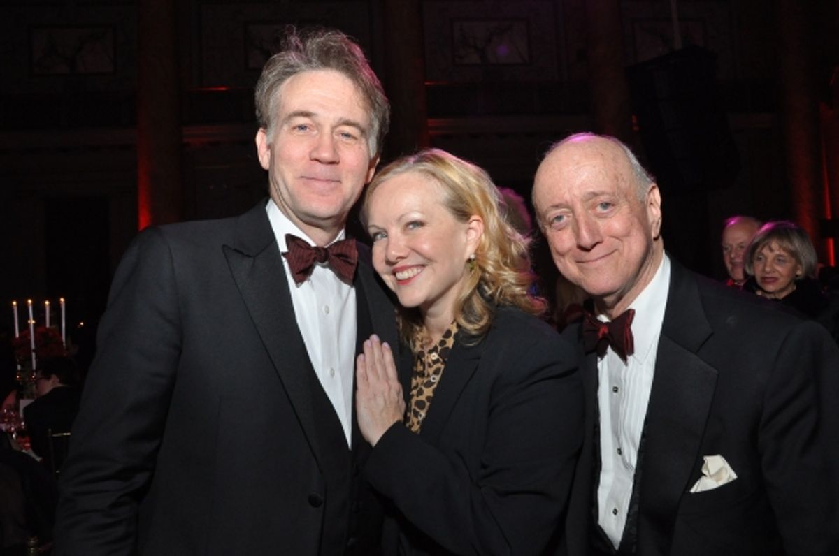 Boyd Gaines, Susan Stroman, Earl Weiner at 