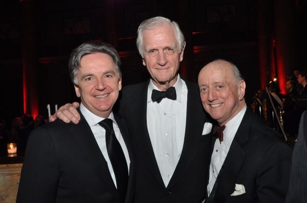James Houghton, Edgar Lansbury, Acting Company Chairman Emertius and Honoree Earl Wei Photo