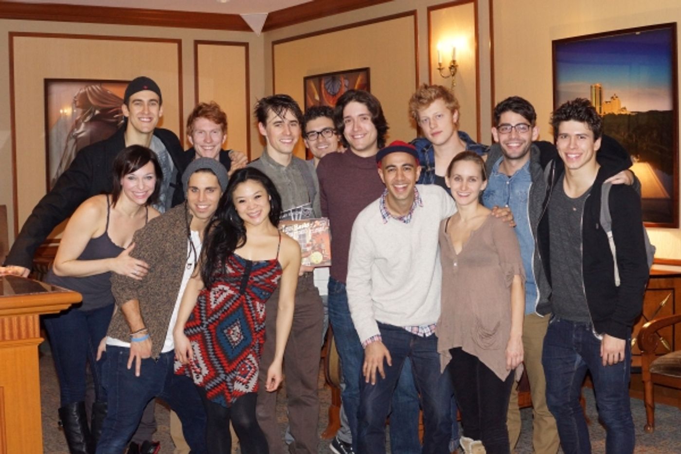 Photo Flash: SPIDER-MAN & OLD MAN AND THE OLD MOON Casts Go on Theatre Field Trips!  Image