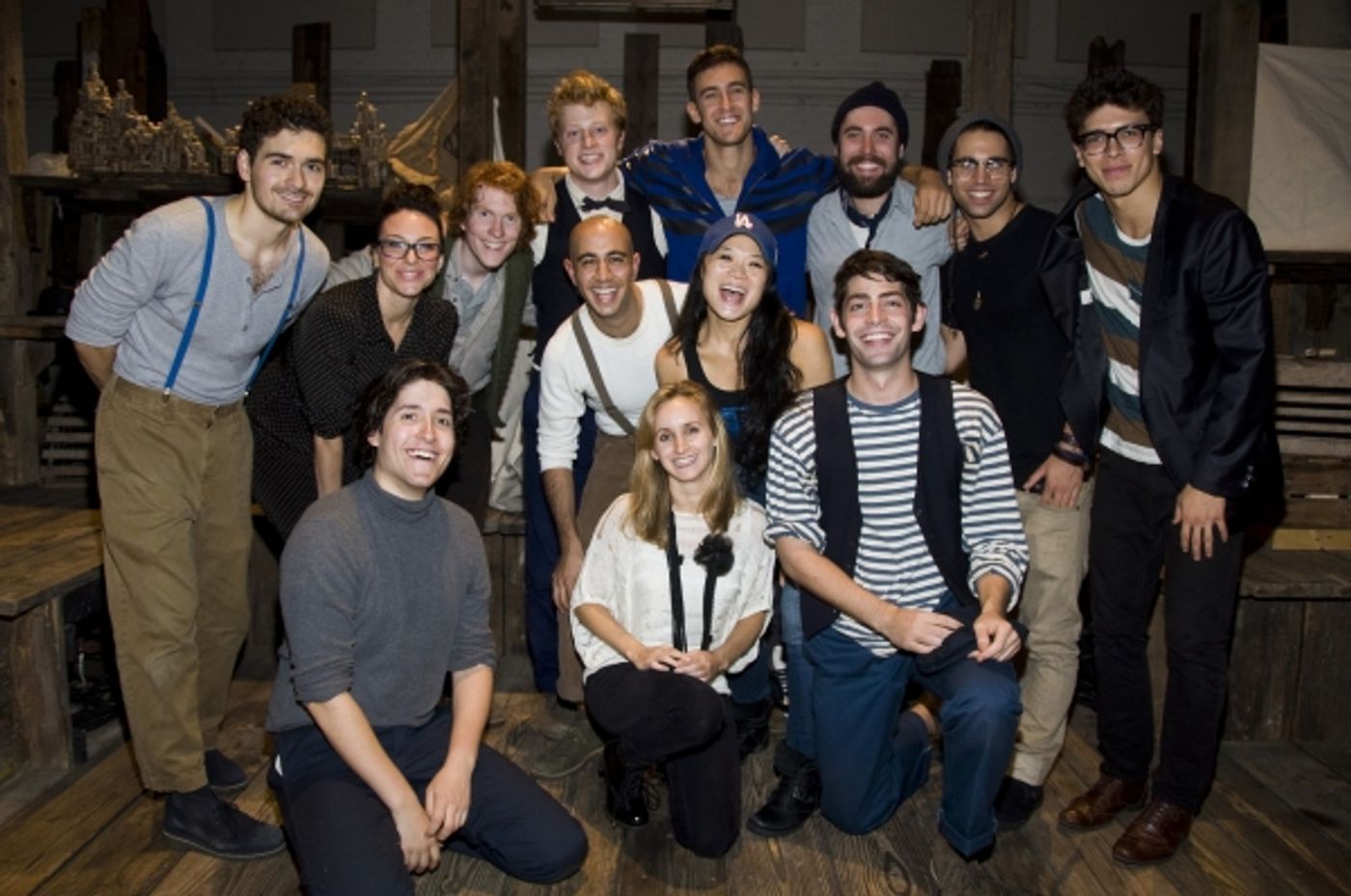 Photo Flash: SPIDER-MAN & OLD MAN AND THE OLD MOON Casts Go on Theatre Field Trips!  Image