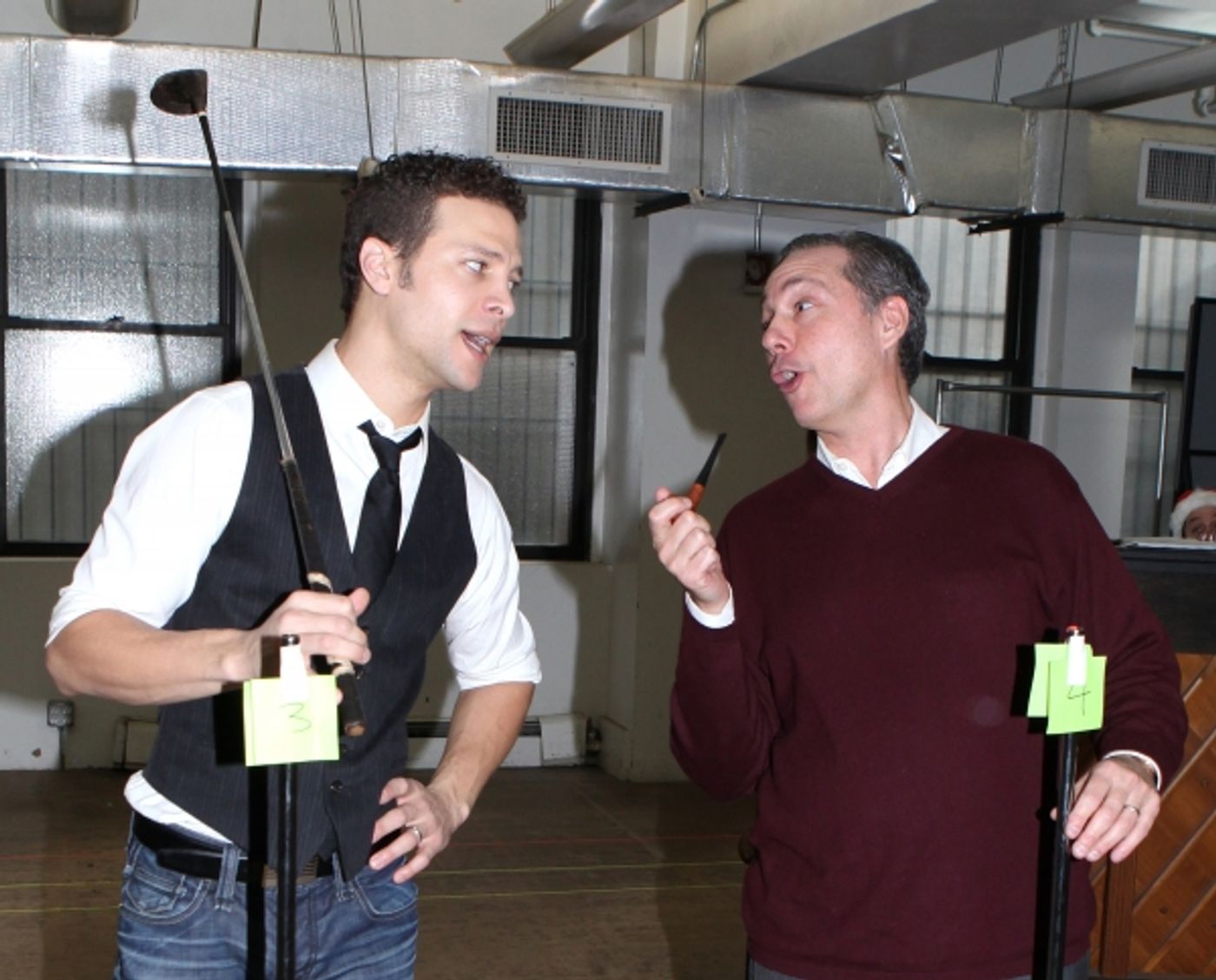 Photo Coverage: Justin Guarini, Lauren Molina, Jill Paice, and More in Rehearsal for IT'S A WONDERFUL LIFE at Bucks County Playhouse Photo Coverage: Justin Guarini, Lauren Molina, Jill Paice, and More in Rehearsal for IT'S A WONDERFUL LIFE at Bucks County Playhouse Image