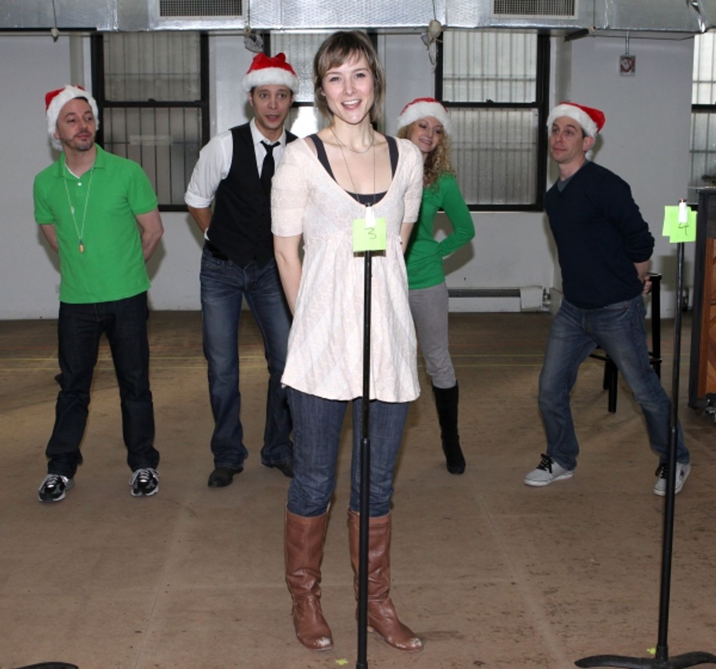 Photo Coverage: Justin Guarini, Lauren Molina, Jill Paice, and More in Rehearsal for IT'S A WONDERFUL LIFE at Bucks County Playhouse Photo Coverage: Justin Guarini, Lauren Molina, Jill Paice, and More in Rehearsal for IT'S A WONDERFUL LIFE at Bucks County Playhouse Image