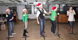 Garth Kravits, Lauren Molina, Justin Guarini, Mark Price & Jill Paice   Photo