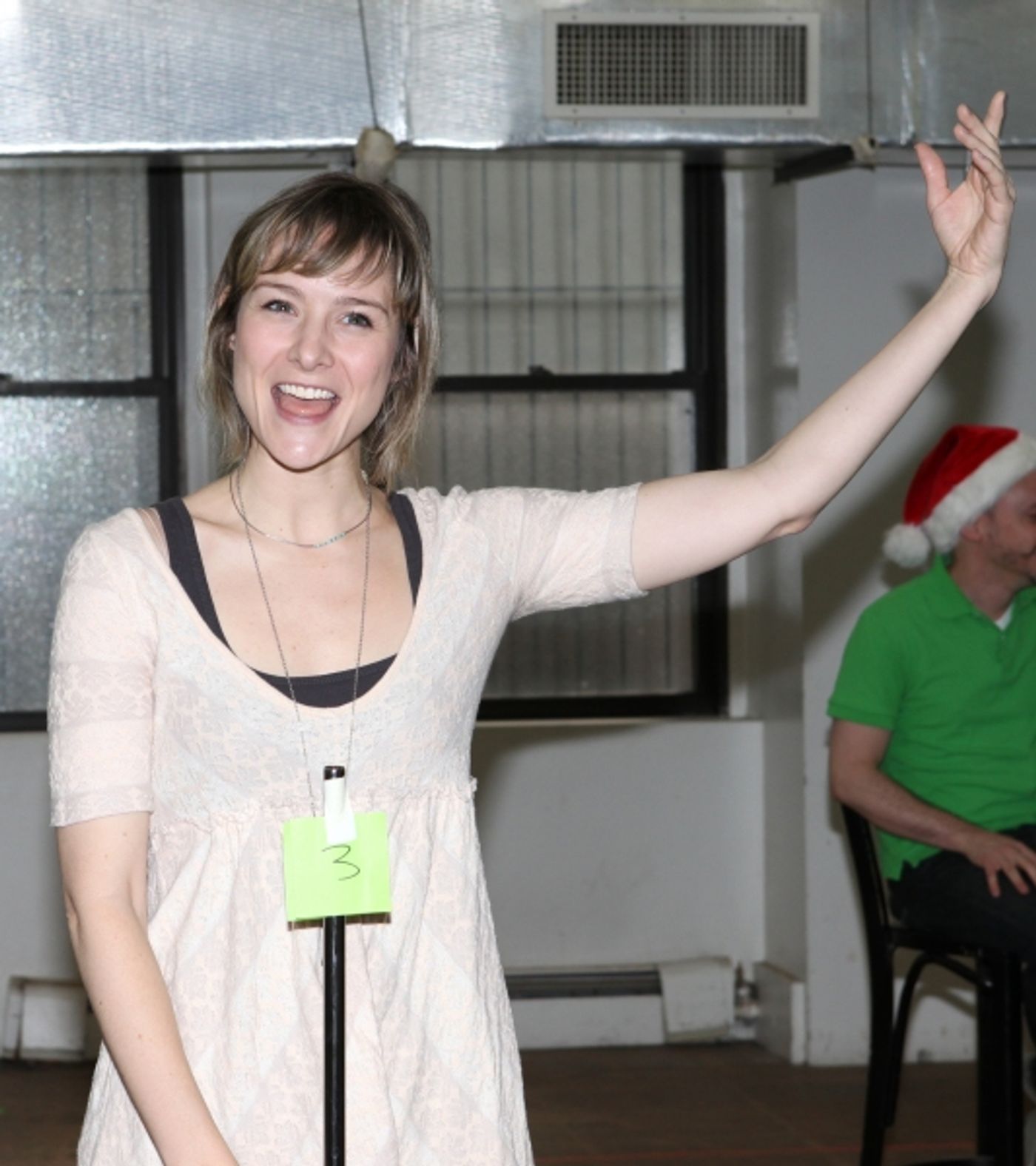 Photo Coverage: Justin Guarini, Lauren Molina, Jill Paice, and More in Rehearsal for IT'S A WONDERFUL LIFE at Bucks County Playhouse Photo Coverage: Justin Guarini, Lauren Molina, Jill Paice, and More in Rehearsal for IT'S A WONDERFUL LIFE at Bucks County Playhouse Image