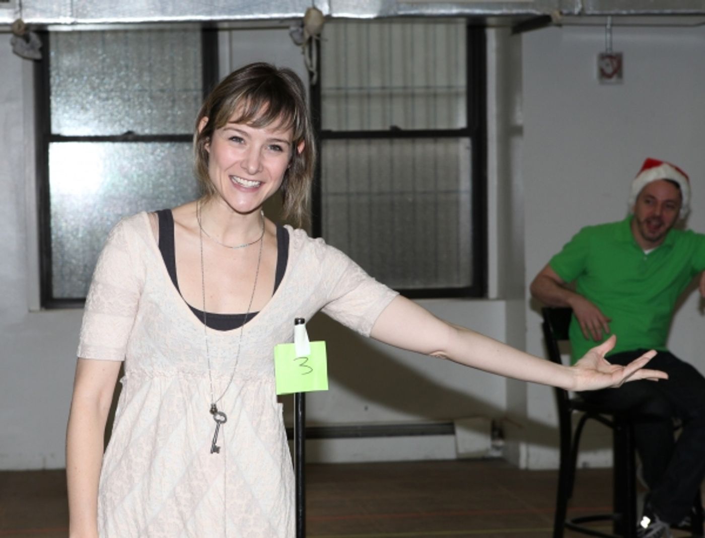 Photo Coverage: Justin Guarini, Lauren Molina, Jill Paice, and More in Rehearsal for IT'S A WONDERFUL LIFE at Bucks County Playhouse Photo Coverage: Justin Guarini, Lauren Molina, Jill Paice, and More in Rehearsal for IT'S A WONDERFUL LIFE at Bucks County Playhouse Image