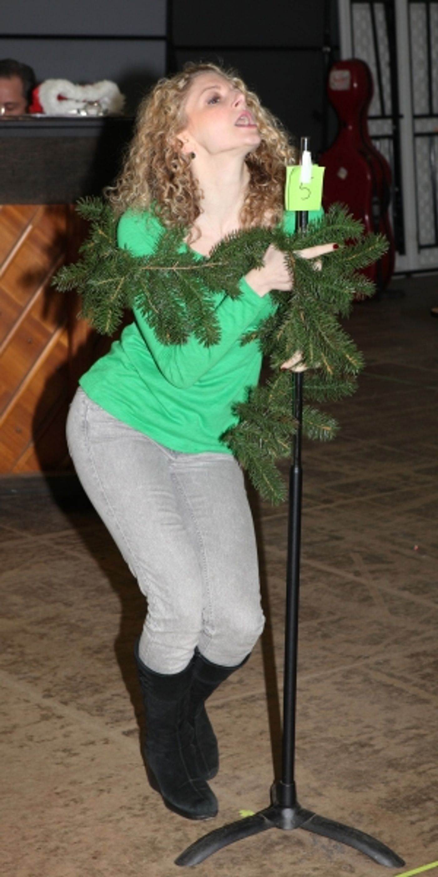 Photo Coverage: Justin Guarini, Lauren Molina, Jill Paice, and More in Rehearsal for IT'S A WONDERFUL LIFE at Bucks County Playhouse  Image