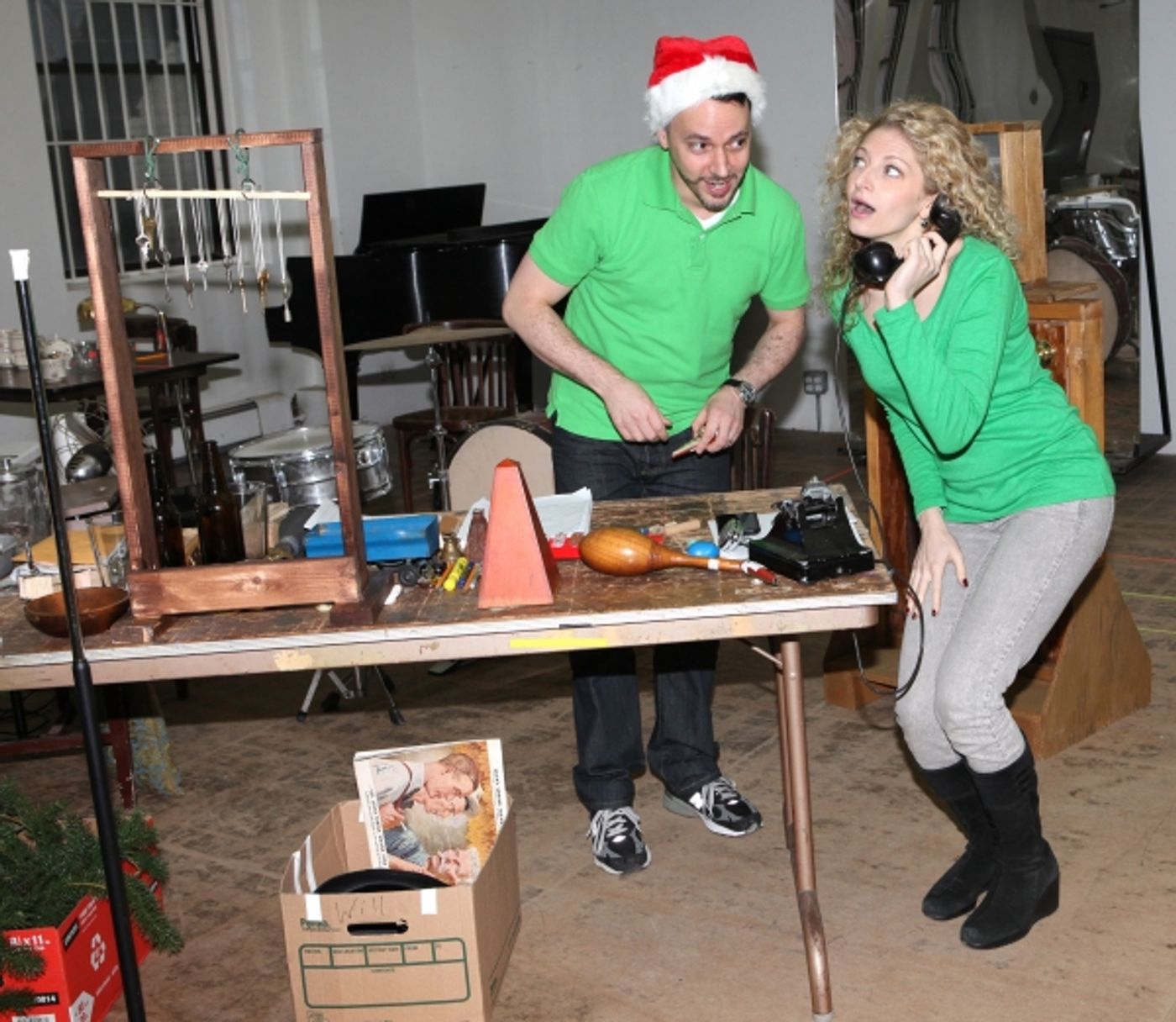 Photo Coverage: Justin Guarini, Lauren Molina, Jill Paice, and More in Rehearsal for IT'S A WONDERFUL LIFE at Bucks County Playhouse  Image