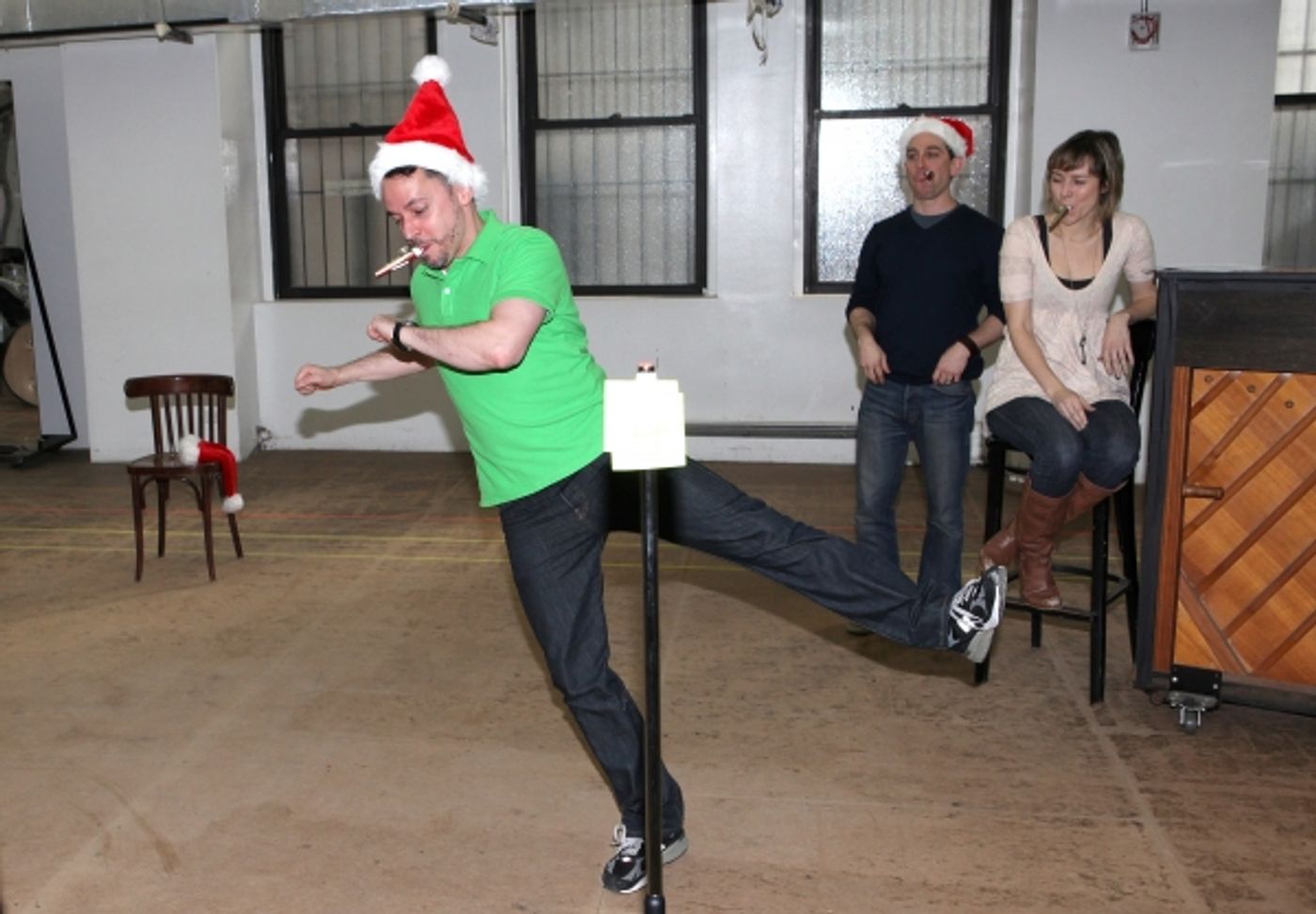 Photo Coverage: Justin Guarini, Lauren Molina, Jill Paice, and More in Rehearsal for IT'S A WONDERFUL LIFE at Bucks County Playhouse Photo Coverage: Justin Guarini, Lauren Molina, Jill Paice, and More in Rehearsal for IT'S A WONDERFUL LIFE at Bucks County Playhouse Image