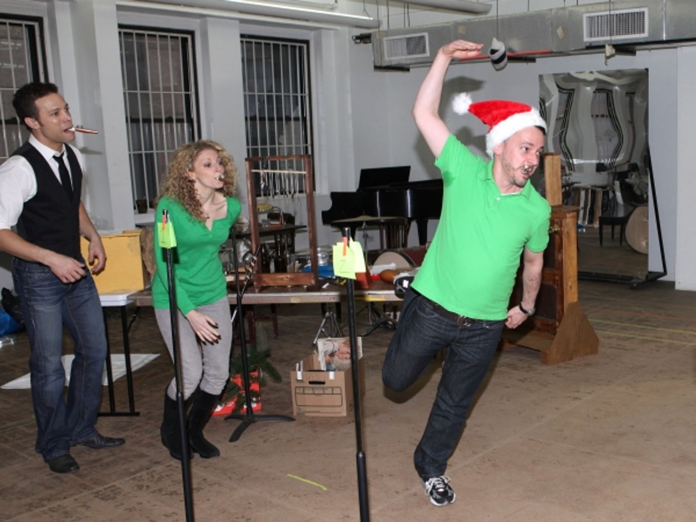 Photo Coverage: Justin Guarini, Lauren Molina, Jill Paice, and More in Rehearsal for IT'S A WONDERFUL LIFE at Bucks County Playhouse Photo Coverage: Justin Guarini, Lauren Molina, Jill Paice, and More in Rehearsal for IT'S A WONDERFUL LIFE at Bucks County Playhouse Image