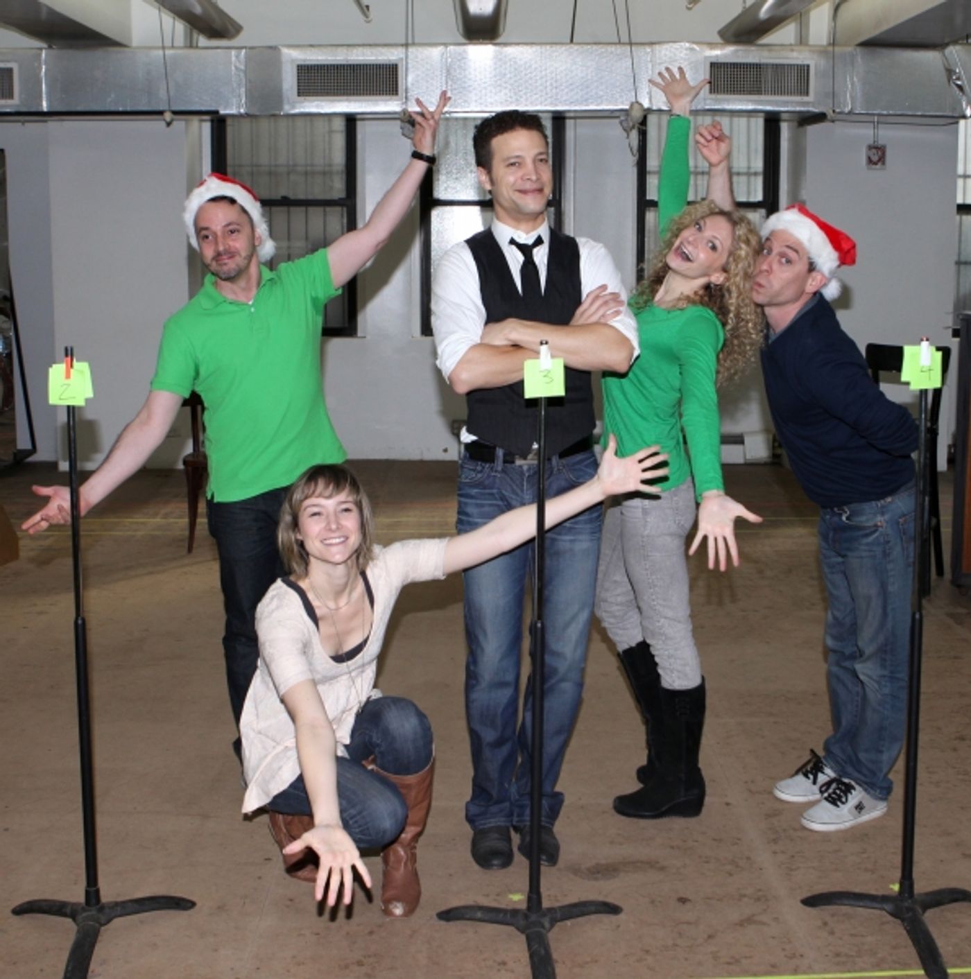 Photo Coverage: Justin Guarini, Lauren Molina, Jill Paice, and More in Rehearsal for IT'S A WONDERFUL LIFE at Bucks County Playhouse Photo Coverage: Justin Guarini, Lauren Molina, Jill Paice, and More in Rehearsal for IT'S A WONDERFUL LIFE at Bucks County Playhouse Image