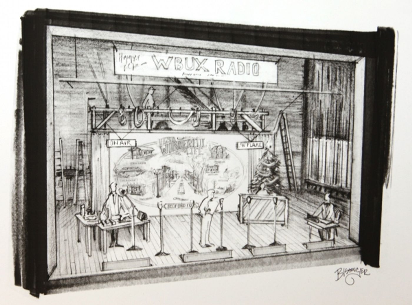 Photo Coverage: Justin Guarini, Lauren Molina, Jill Paice, and More in Rehearsal for IT'S A WONDERFUL LIFE at Bucks County Playhouse Photo Coverage: Justin Guarini, Lauren Molina, Jill Paice, and More in Rehearsal for IT'S A WONDERFUL LIFE at Bucks County Playhouse Image