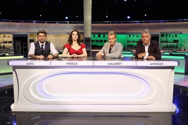 Ludo Lefebvre, Nigella Lawson, Brian Malarkey, Anthony Bourdain Photo