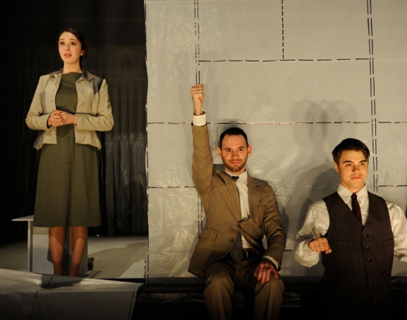 Photo Flash: First Look at Alston Brown, Jaime Rosenstein and More in Trinity Rep's MACHINAL  Image
