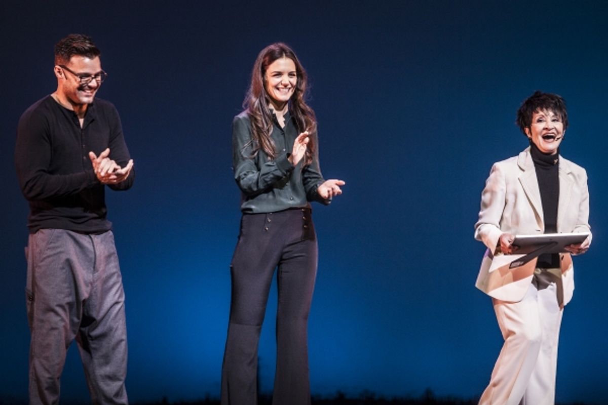 Ricky Martin, Katie Holmes and Chita Rivera at 