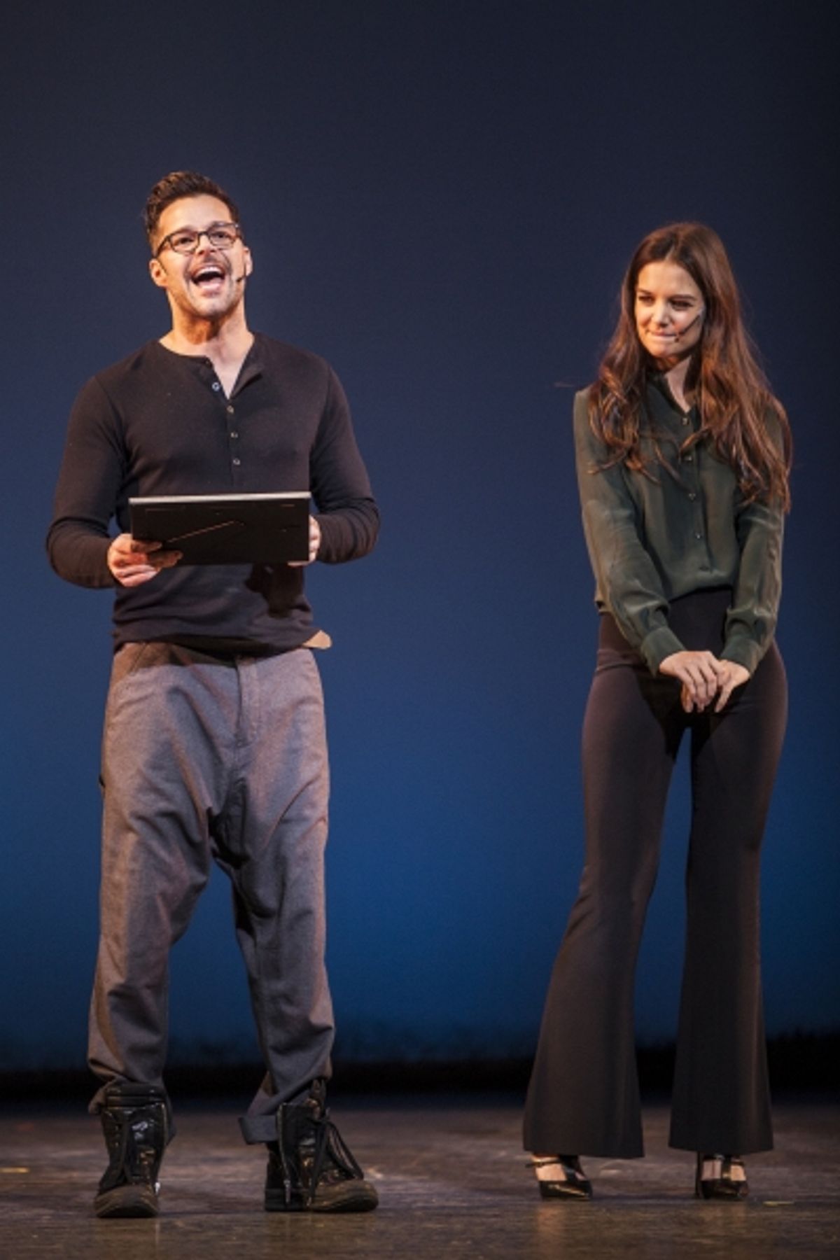 Ricky Martin and Katie Holmes at 