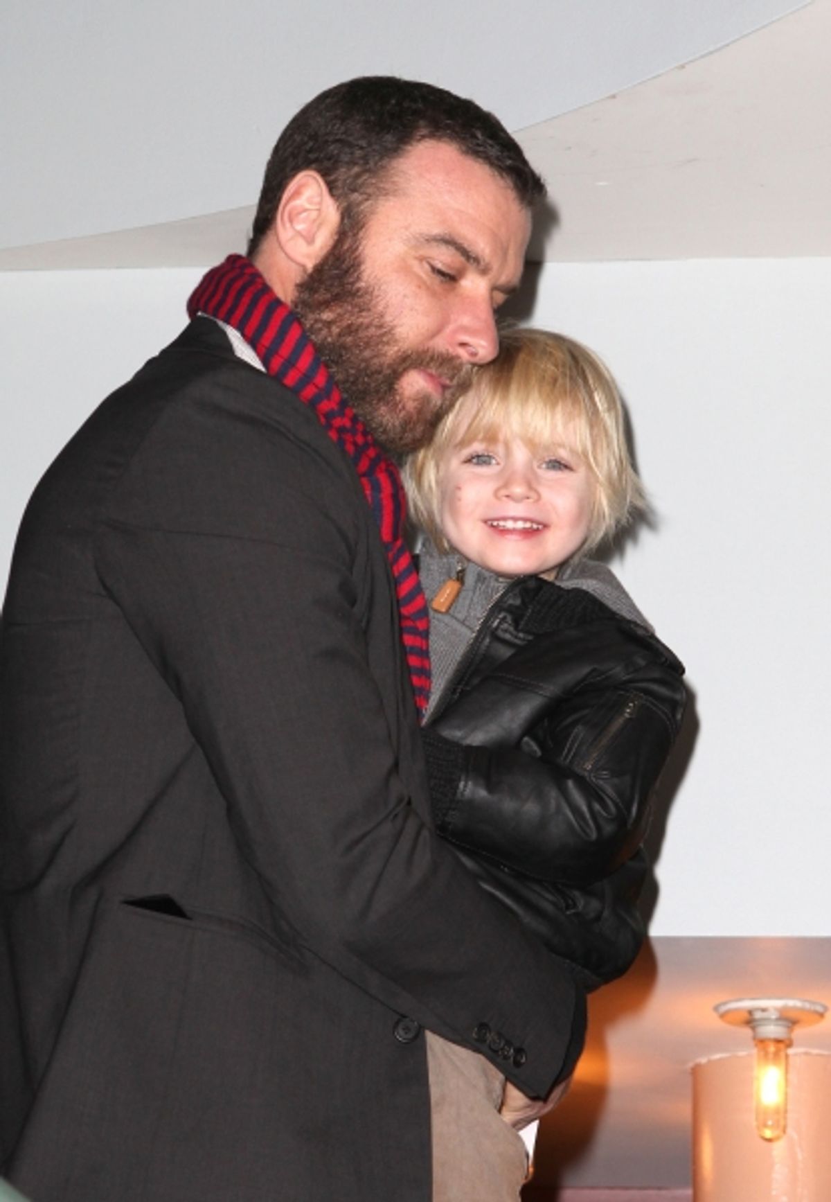 Liev Schreiber with Samuel Kai at 