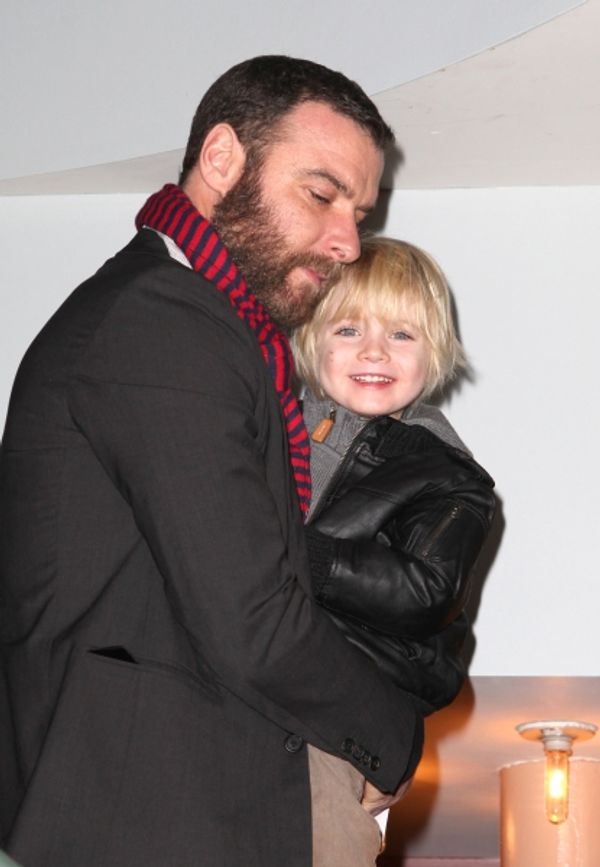 Liev Schreiber with Samuel Kai Photo