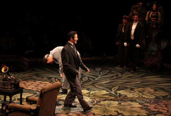 Thomas Adrian Simpson & James Saito with Ensemble Cast Photo