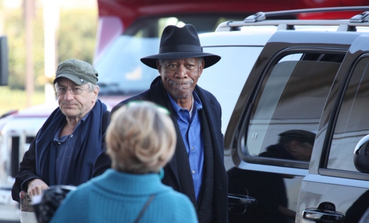 Robert De Niro & Morgan Freeman at 