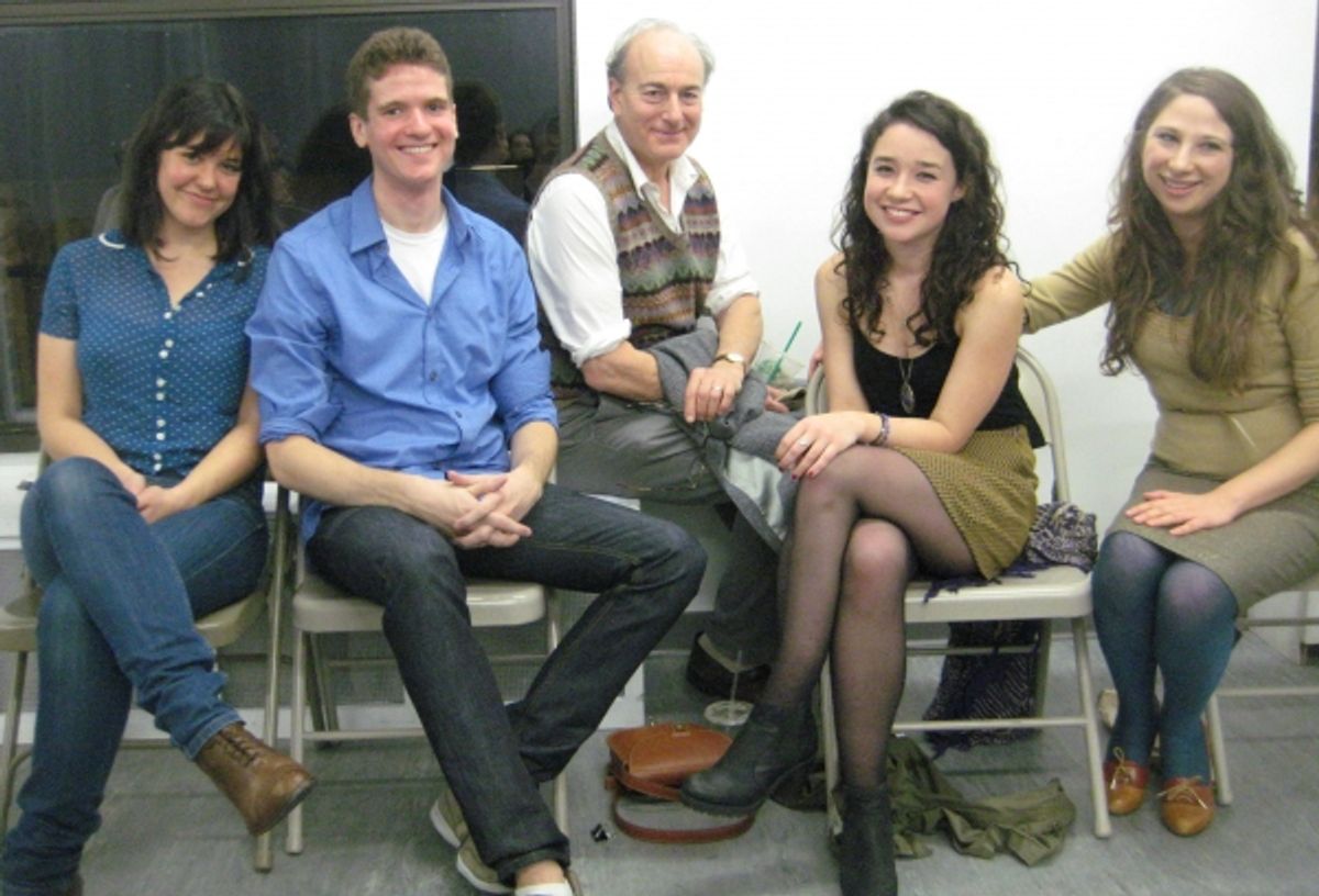 ZoÃ'Â« Winters, Harry Zittel, Peter Friedman, Sarah Steele and Lisa Lewis at 