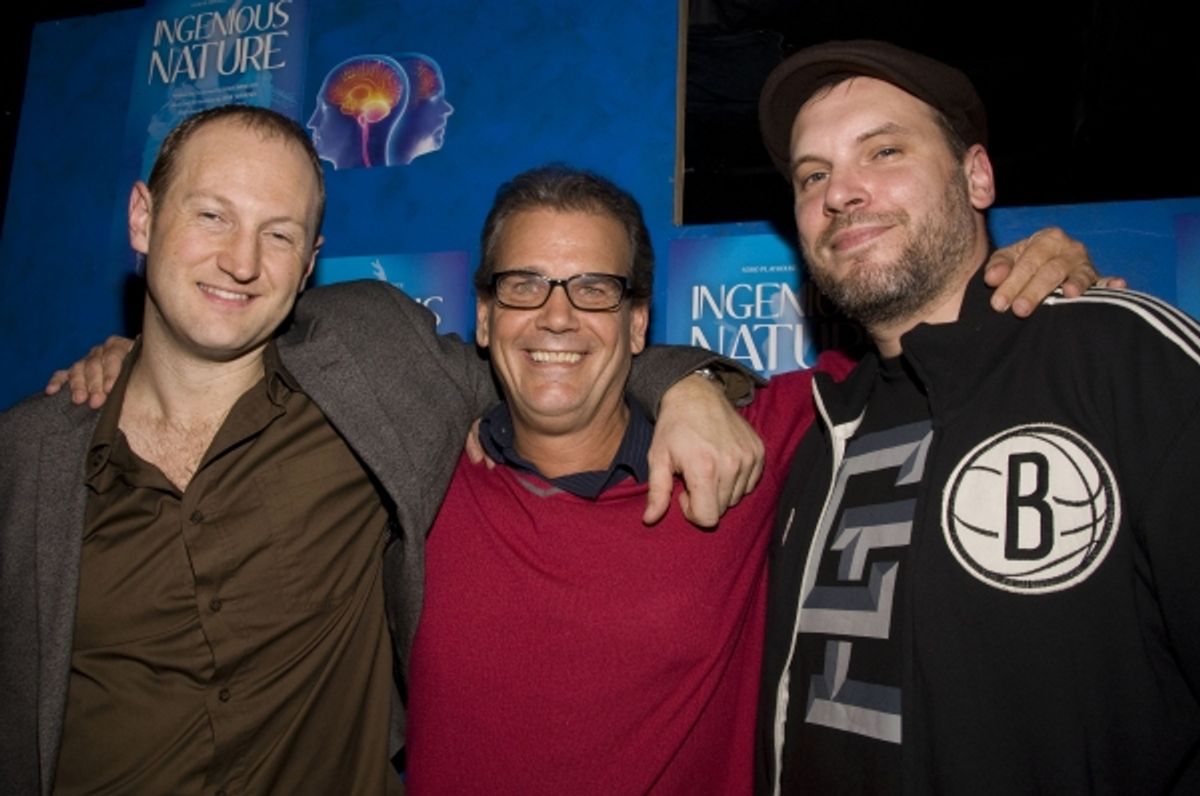 Baba Brinkman, director Darren Lee Cole, Jamie Simmonds at 
